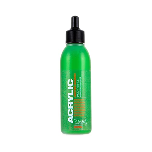 Montana Cans Acrylic Marker Ink Refills, 25ml Bottle, Shock Green (MR25SG) - color: Shock Green, size: 0.8 fl oz