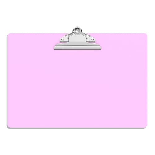 Extra Large 11x17 Clipboards, Pink Plastic Drawing Boards | Landscape Layout. Suitable for Watercolor, Sketching, Painting. Art & Drafting Supply - color: Pink, size: 11x17 Landscape Layout