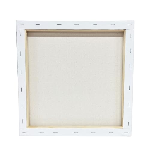 Artist's Loft 7 Count 12” x 12” Super Value Canvas Necessities - Acid Free Cotton Canvas for Paint, Acrylic, & Oils - 1 Pack - size: 12 x 12 inches