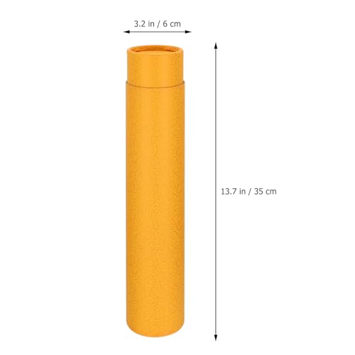 ARTIBETTER Extendable Telescopic Artwork Storage Tube 13.77 Inch Waterproof Mailing Poster Tube for Drawings Blueprints Calligraphy Document Protection and Transport