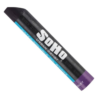 Soho Urban Artist Water Soluble Oil Sticks for Artists – Cobalt Violet Oil Paint Stick - 37 ml - No Brushes or Solvents Needed, Paint Any Primed Surface, Water Clean-Up, Non-Toxic, 4.8 x 0.78 - color: Cobalt Violet