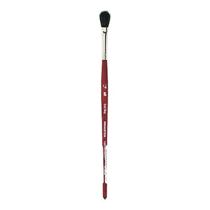Princeton Velvetouch, Series 3950, Paint Brush for Acrylic, Oil and Watercolor, Oval Mop, 1/4 Inch - size: Size 1/4 inch