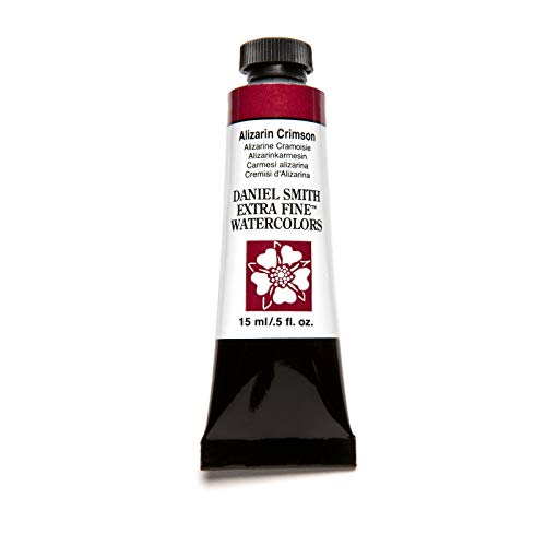 Daniel Smith Extra Fine Watercolor 15ml Paint Tube, Alizarin Crimson (284600004), 0.5 Fl Oz (Pack of 1) - color: Alizarin Crimson