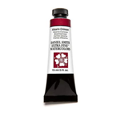 Daniel Smith Extra Fine Watercolor 15ml Paint Tube, Alizarin Crimson (284600004), 0.5 Fl Oz (Pack of 1) - color: Alizarin Crimson