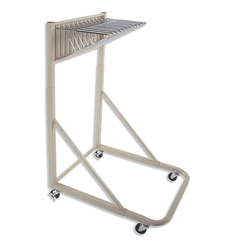 Mobile Blueprint Storage Rack – Holds Up To 1200 Blueprints In 12 Pivot Hangers – Vertical Blueprint Holder, Heavy Duty - MRWH - style: MRWH mobile blueprint storage