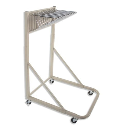Mobile Blueprint Storage Rack – Holds Up To 1200 Blueprints In 12 Pivot Hangers – Vertical Blueprint Holder, Heavy Duty - MRWH - style: MRWH mobile blueprint storage