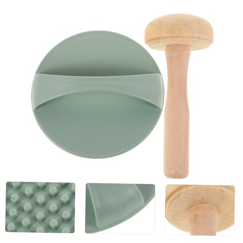 JEWEDECO Versatile Printmaking Tools Ink Plates Mushroom Rollers Wood Carving Knives