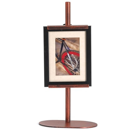 Picture Easels for Display, Adjustable Tabletop Easel for Picture Frames up to 17.5", Metal Art Display Stand for Painting Signs Photos, Antique Easel Stands with Base for Home Office Galleries