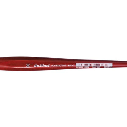 da Vinci Watercolor Series 5587 CosmoTop Spin Paint Brush, Slant Liner Synthetic with Red Handle, Size 20 - size: Size 20, style: Slant Liner