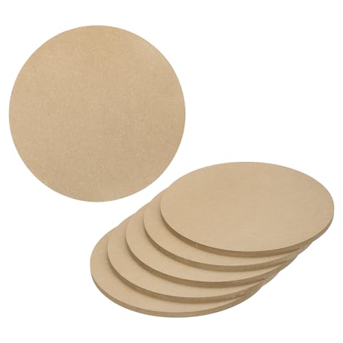 MECCANIXITY 6 Pcs Clay Wedging Board for Pottery, 9.8 Inch Round Pottery Wheel Bats 9mm Thick Clay Mat Ceramic Drying Slab for Ceramics Making - size: 9.8 Inch