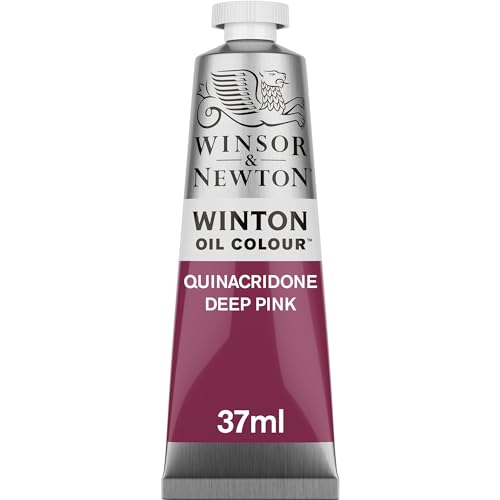 Winsor & Newton Winton Oil Color, 37ml (1.25-oz) Tube, Quinacridone Deep Pink - color: Quinacridone Deep Pink, size: 1 Count (Pack of 1), style: 1.25-oz Tube