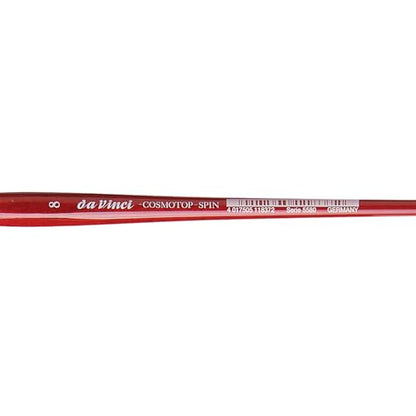 da Vinci Watercolor Series 5580 Size 8 Round - CosmoTop Spin Multi-Diameter Synthetic - Holds More Water Than Any Other Synthetic - Made in Germany - size: Size 8, style: Round