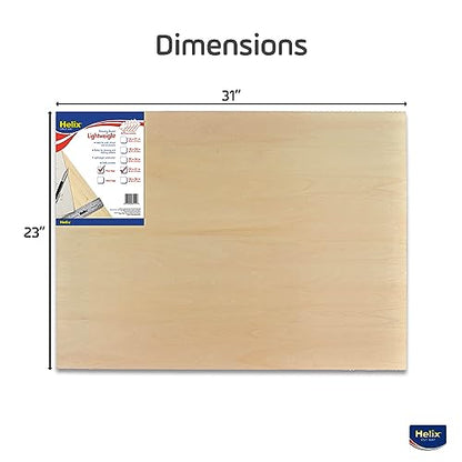 Maped - Helix Wooden Lightweight Drawing Board 23 x 31 Inch - Sketching Outdoors - Lightweight Design - Super Light and Portable for Easy Transport - Smooth Surface, Portable and Durable - size: 23” x 31”, style: Plain Edge