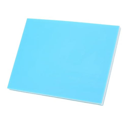 Rubber Carving Block for Printmaking, Soft Linoleum Rubber Block, 3 - Layer Blue White Blue Design, 20x15x1cm Easy - Carve Stamp Making Material for Beginners and Artists