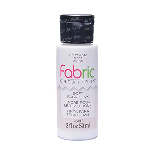 Fabric Creations Fabric Ink in Assorted Colors (2-Ounce), White - color: White