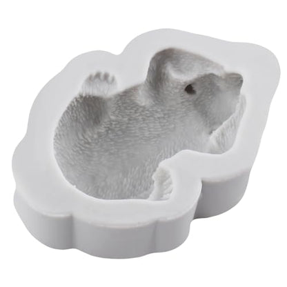 3D Polar Bear Silicone Resin Mold Ocean Animal Polymer Clay Molds for DIY Crafts Epoxy Resin Casting Air Dry Polymer Clay Plaster Jewelry Making - color: Style I