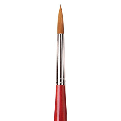 da Vinci Watercolor Series 5580 Size 8 Round - CosmoTop Spin Multi-Diameter Synthetic - Holds More Water Than Any Other Synthetic - Made in Germany - size: Size 8, style: Round