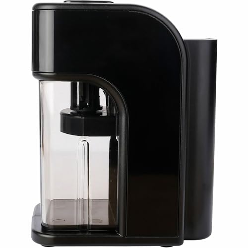 Business Source Electric Pencil Sharpener with Built-in Pencil Holder, AC Adapter Powered, Black