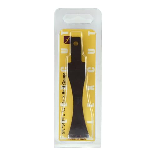Flexcut Wood Carving Tools | SK Interchangeable Blades | #4, 7/8 Inch (22mm) Back Bent Gouge | Razor Sharp 1095 High Carbon Steel | Handle Not Included | SK754| Made in the U.S.A.