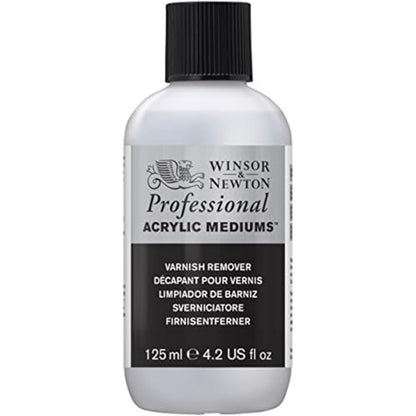 Winsor & Newton Professional Acrylic Medium, Varnish Remover, 125ml (4.2-oz) - color: Varnish Remover, style: 125ml (4.2-oz)
