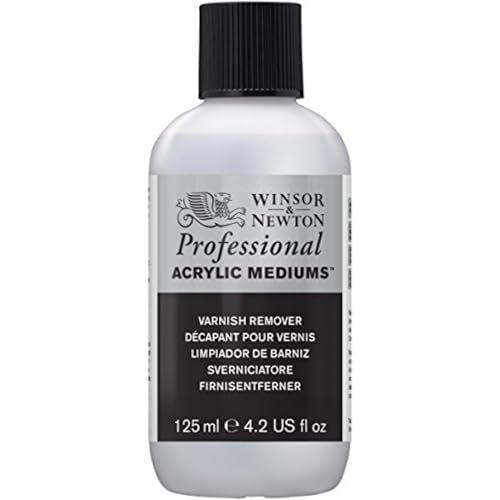 Winsor & Newton Professional Acrylic Medium, Varnish Remover, 125ml (4.2-oz) - color: Varnish Remover, style: 125ml (4.2-oz)