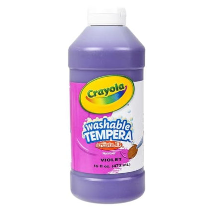Crayola Artista II Washable Tempera Paint 16oz Purple/Violet