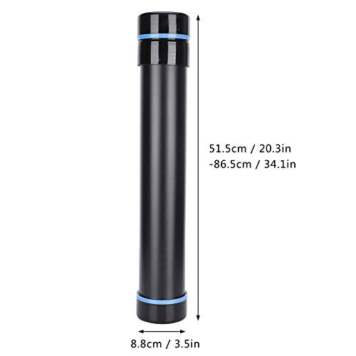 Meiyya Drawing Tube Poster Storage Tube Blueprint Storage Holder Drafting Tube, Extendable Adjustable Telescopic for Large Photo Prints Artwork Documents Fishing Rods Drawings