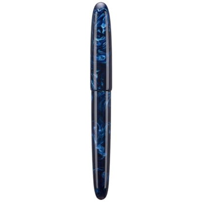 Asvine C80 Fountain Pen #8 Fine Nib Large Handcraft Pen with Converter Pen Case Collection Set (Galaxy Blue) - color: Galaxy Blue, style: Fine