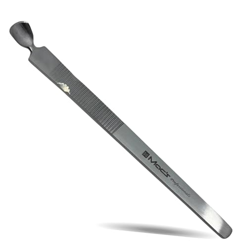 Cuticle Pusher A10 – Pointed Knife & Flat End Stainless Steel Nail Care Tool – Professional Cuticle Remover, Nail Scraper & Cleaner – Dual End Manicure & Pedicure Tool for Salon & Home (A11) - size: A11