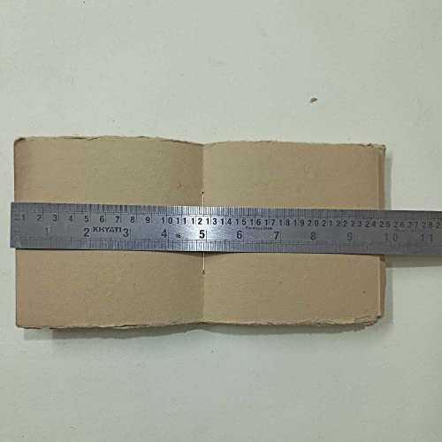E-Tailor® Handmade Hand Block Print Fabric Cover Sketchbook-Notebooks Calligraphy Paper Made of Handmade Cotton Rag Papers (5x5) - size: 5x5"