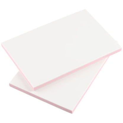 ZOENHOU 20 PCS 4 x 6 Inch White Pink Rubber Stamp Carving Blocks, Creative Soft Colorful Carving Tools for Rubber Stamps Engraving Crafts Supplies