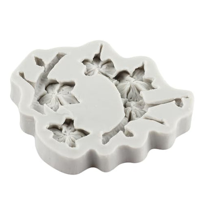 Plum Blossom Polymer Clay Molds Plum Blossom Branch Silicone Mold for DIY Crafts Epoxy Resin Casting Air Dry Polymer Clay Plaster Jewelry Making - color: Style D