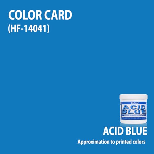 Shaliteink® Screen Printing Plastisol Ink Acid Blue - Highly Opaque Screen Printing Ink for Cotton, Polyester and Other Fabrics (16oz.) - color: Acid Blue, size: 16 fl oz