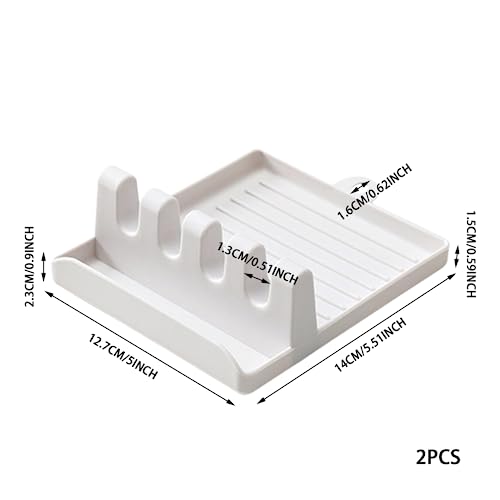 2 Pcs Brush Holder,Paint Brush Rest Plastic Paint Brush Holder with 4 Slots Chinese Calligraphy Pen Holder Brush Drying Rack Organizer Display Stand