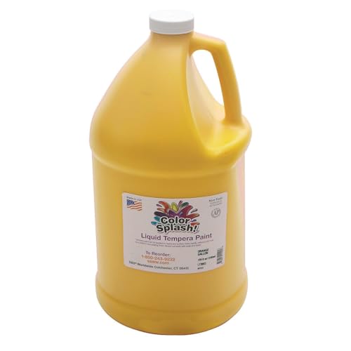 S&S Worldwide Yellow Color Splash Tempera Paint Gallon
