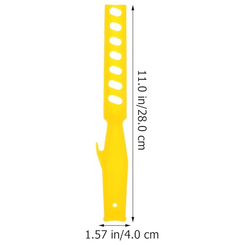 Paint Stir Sticks | Premium PP Paint Mixing Sticks with Fixed Barb | Reusable Plastic Stirrer Hand Tools for Mixing | 11 inch Length