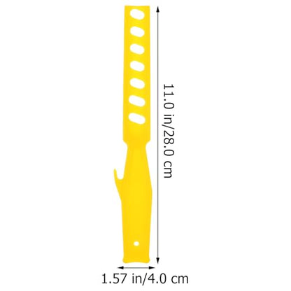 Paint Stir Sticks | Premium PP Paint Mixing Sticks with Fixed Barb | Reusable Plastic Stirrer Hand Tools for Mixing | 11 inch Length