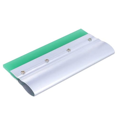 Screen Printing Squeegee Rubber Printing Tool Screen Squeegee Aluminum Handle Wear-Resistant Silk Scraper for DIY Hand Printing,Flat Patterns
