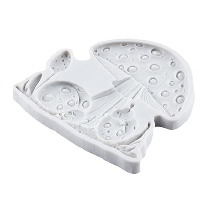 Mushroom Ladybug Polymer Clay Mold Mushroom Silicone Resin Molds for DIY Crafts Epoxy Resin Casting Air Dry Polymer Clay Plaster Jewelry Making - color: Style I