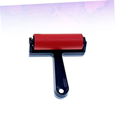 Artist Rubber Roller Brush Lightweight Ink Painting Tool for Scrapbooks Wallpapers Graffiti Durable Sponge Paint Brush for Easy DIY Artwork - size: 13*21.5cm