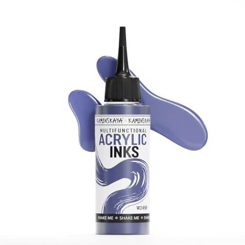 Kamenskaya Acrylic Inks for Artists - 'Blossom' Acrylic Ink, 3.38 Fl Oz (100 ml) - color: Blossom