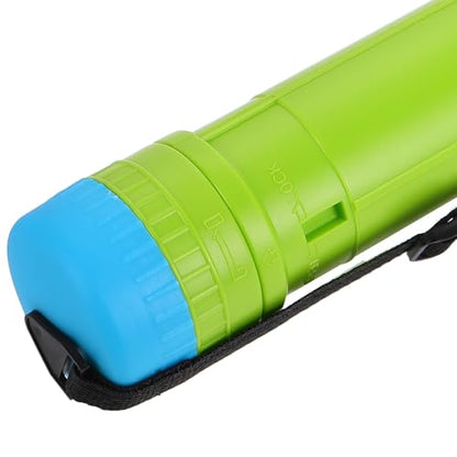 ERINGOGO Telescoping Poster Tube with Strap for Art and Document Storage, Two-section Plastic Cylindrical Case 42-76cm, Easy to Maintain and Safeguard Drawings, for Art Enthusiasts