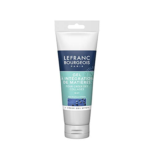 Lefranc & Bourgeois Liquid Painting Medium – For Creating Collagen, Transparent, Vergilbender Finish 120 ml Bottle - size: 1 Count (Pack of 1), style: Matte gel