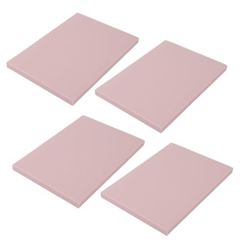 Rubber Stamp Block Easy Carving Premium Soft Rubber DIY Printmaking Stamp Making Craft Kit for Beginners Professionals Scrapbooking 10PCS 10x15x0.8cm (Pink) - color: Pink