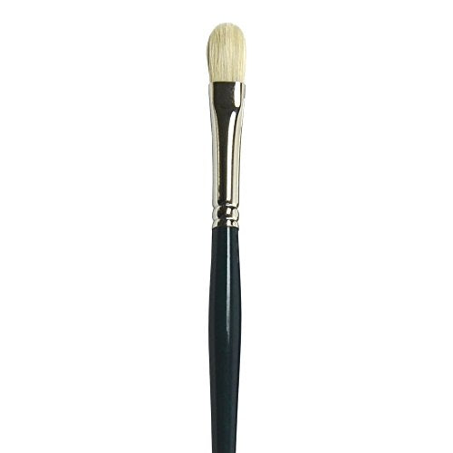 Princeton Ashley Filbert Brush, Natural, Long Handle, Size 4, 1 Count - size: Size 4