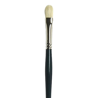 Princeton Ashley Filbert Brush, Natural, Long Handle, Size 4, 1 Count - size: Size 4