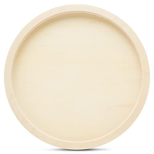 Circle Wood Sign Blank 16 inch Diameter, Pack of 1 Wood Tray for Crafts, Canvas Panel, Wood Boards for Crafts & Resin, by Woodpeckers - size: 16 inch