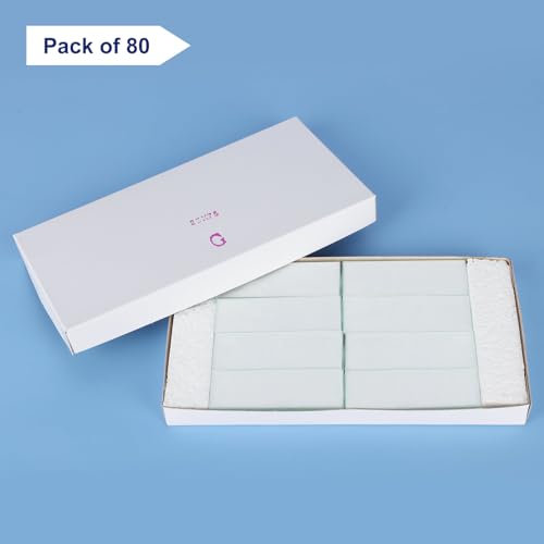 Labasics Glass-Backed TLC Plates, Silica Gel Sheets for Lab Analysis, High-Purity Layer, Fast Separation, 2.5 x 7.5 cm, 80 PCS