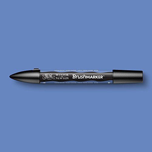 Winsor & Newton Promarker Brush, China Blue - color: China Blue