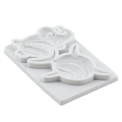 Shark Crocodile Polymer Clay Mold Shark Alligator Silicone Molds for DIY Crafts Epoxy Resin Casting Air Dry Polymer Clay Plaster Jewelry Making - color: Style F